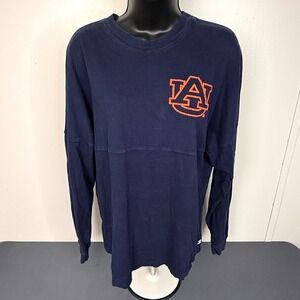 Venley Shirt Unisex Medium Auburn War Eagle Spirit Jersey Navy Blue Long Sleeve